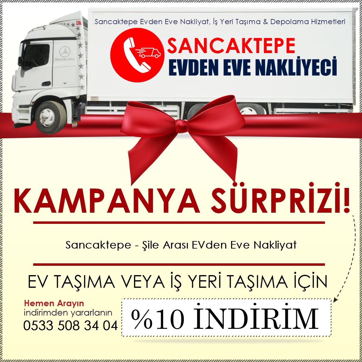 Sancaktepe - Şile Arası EVden Eve Nakliyat